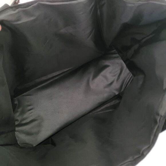 Coach Fragrance Tote Bag Black/Silver Glitter Large Glam Shopping Bag - Picture 6 of 10